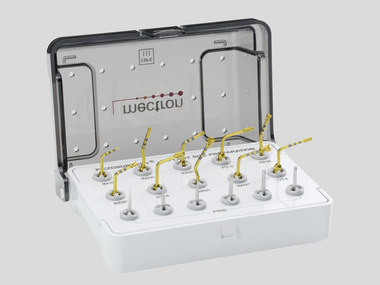 PIEZOSURGERY insert set con tutti gli inserti per la preparazione del sito implantare