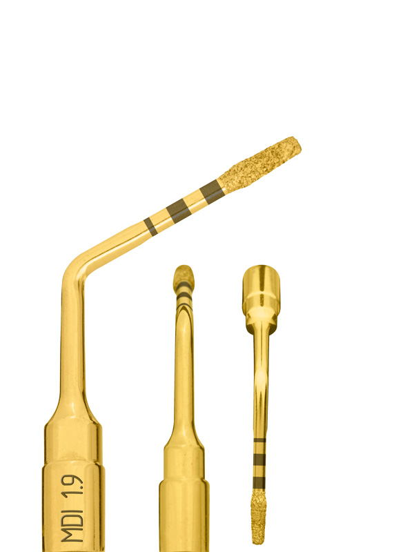 insert MDI 1.9 lateral view, turned about 90° and frontal view